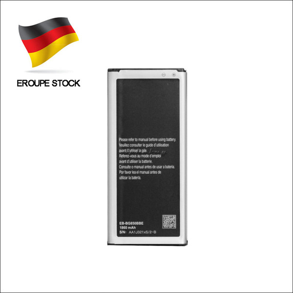 EB-BG850BBE Germany Stock Oem Battery For Samsung Galaxy Alpha 1860mAh Battery G850 G8508 dhl ddp freeshipping