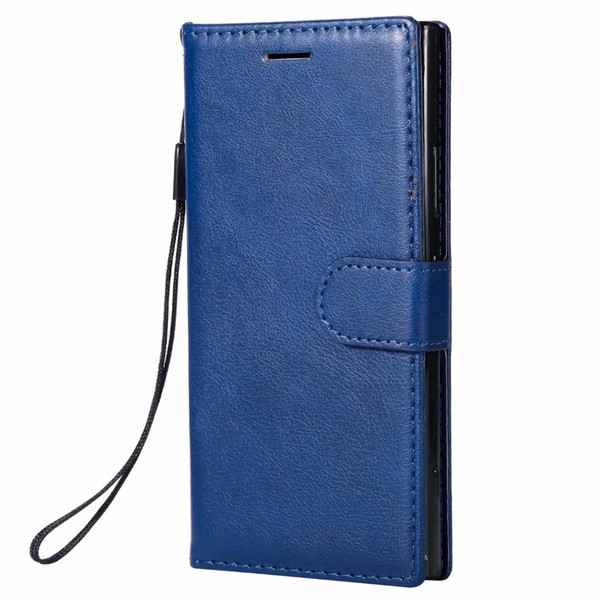 Wallet Case For Sony Xperia XA2 Flip Cover Pure Color PU Leather Mobile Phone Bags Coque Fundas For Sony XA2