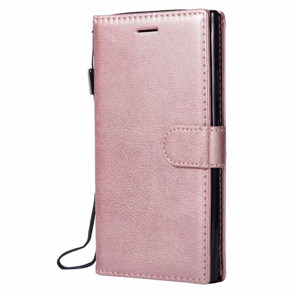 Wallet Case For Sony Xperia L2 Flip Cover Pure Color PU Leather Mobile Phone Bags Coque Fundas