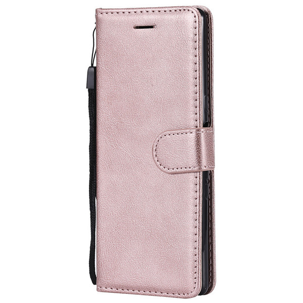 For Sony Xperia XA3 Case Flip Cover Wallet Stand Pure Color PU Leather Mobile Phone Bags Coque Fundas