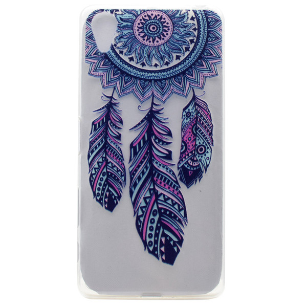 Transparent TPU Cover For Sony Xperia X Perfor Case Fashion colour decoration Tower bike Butterfly Girl Feather Design Phone Case