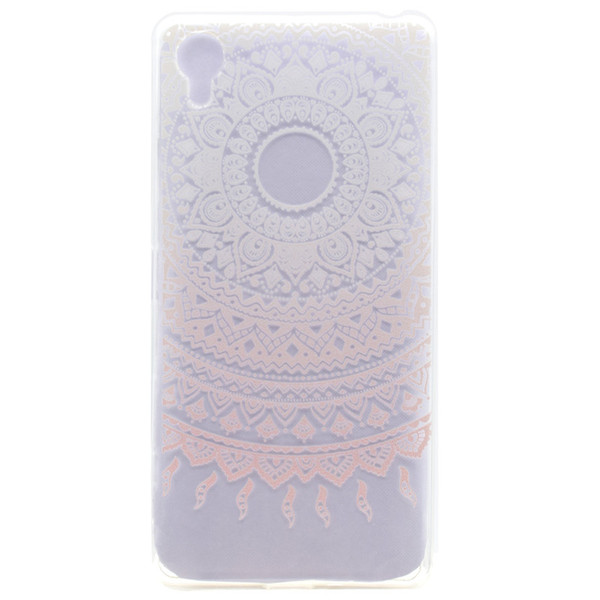 Transparent TPU Cover For SONY Xperia X Case Colour decoration Tower bike Butterfly Girl Feather Design Mobile Phone Case