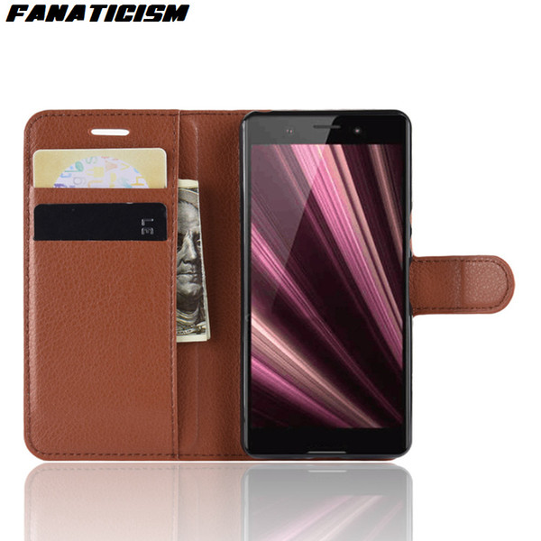 Fanaticism Luxury Leather Stand Wallet Flip Cover For Sony XZS XZ1 XZ2 XZ3 XZ4 Compact Premium XA2 XA1 Plus Ultra L2 Phone Cases