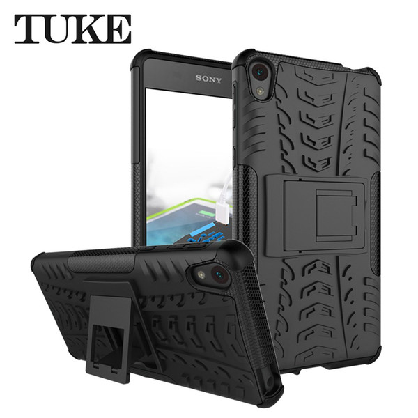 For Sony Xperia E5 Case,Heavy Duty Shockproof Hard Bumper Military Defender Full Body Dual Layer Rugged Cover for Sony E5