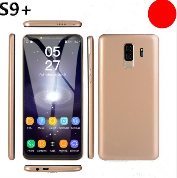 5.8inch Goophone S9+ plus 1GB RAM 4GB ROM Cellphone MT6580P Quad core Unlocked smartphone X117