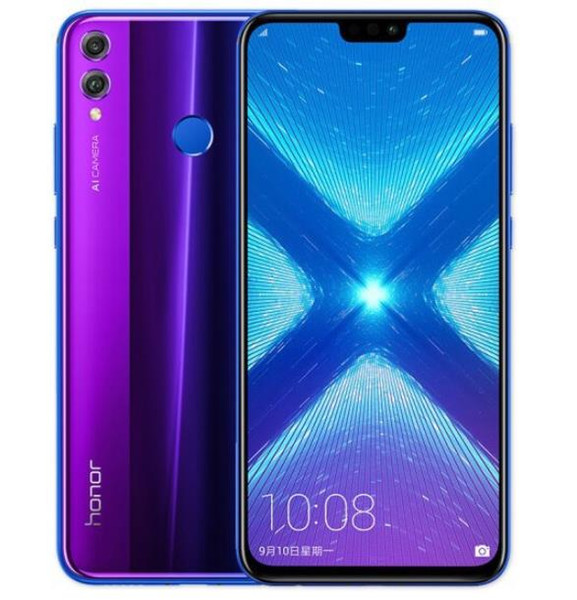 Original Huawei Honor 8X Global Firmware Unlocked Phone Octa Core 64GB/128GB 6.5inch Dual Rear Camera 20MP Android 8.0 4G X146