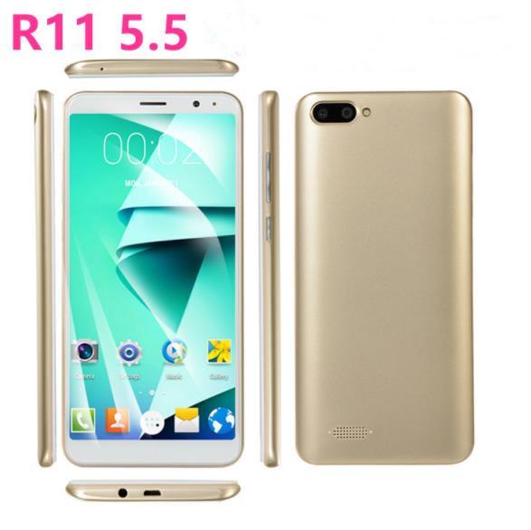 hot sale 5.5inch Goophone R11 1GB RAM 4GB ROM Big Screen Cellphone MT6580P Quad core Dual sim Unlocked smartphone X76