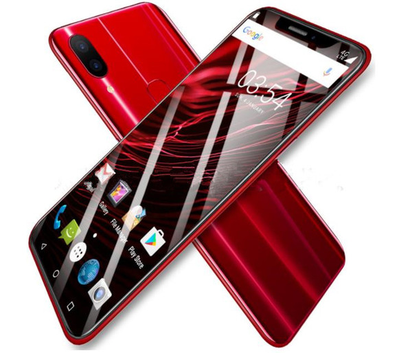 6.2inch Goophone X21 64GB 1GB RAM 16GB ROM fingerprint Cellphone MT6580P Quad core Dual sim Unlocked smartphone X77