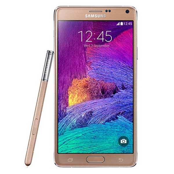 Refurbished Original Samsung Galaxy Note 4 N910A/N910T/N910F Android 4.4 5.7 Inch 3GB RAM 16GB ROM 4G Unlocked Mobile Phone