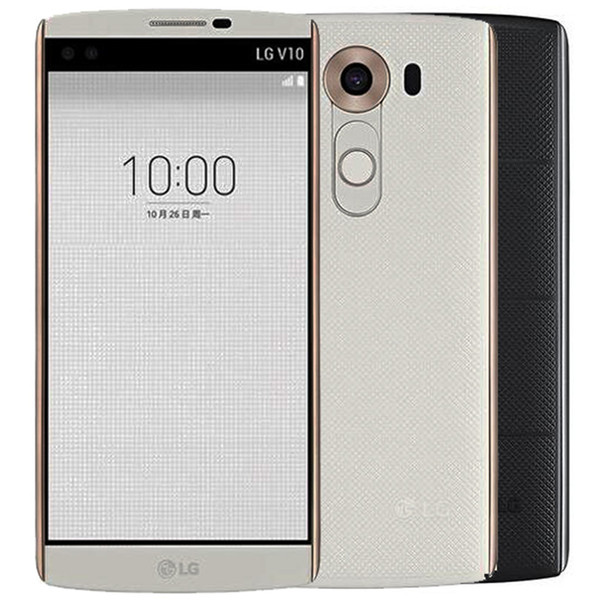 Refurbished Original LG V10 H961N H900 H901 4G LTE 5.7 inch Hexa Core 4GB RAM 64GB ROM 16MP Camera Unlocked Mobile Cell Phone DHL 10pcs