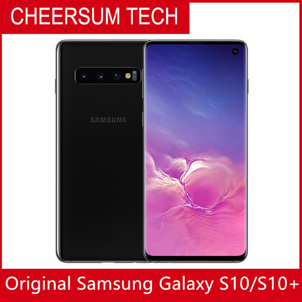 New Samsung Galaxy S10 6.1 Quad HD+ Dynamic AMOLED Infinity Display Screen Ultrasonic Fingerprint ID 8G RAM Wireless Charge