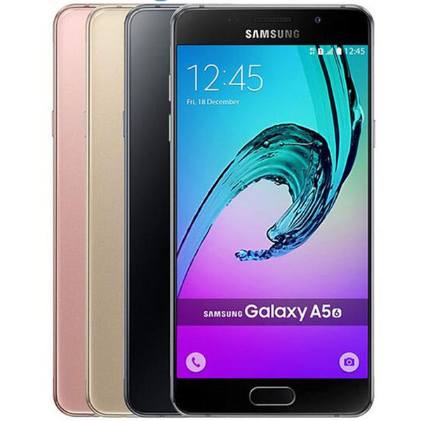 Refurbished Original Samsung Galaxy A5 2016 A5100 A510F 5.2 inch Octa Core 2GB RAM 16GB ROM 13MP 4G LTE Android Smart Phone Free DHL 10pcs