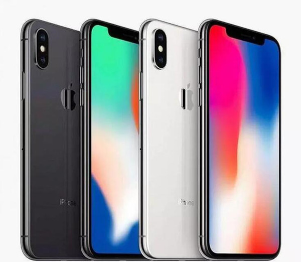 Refurbished Unlocked Original Apple iPhone X No face ID Hexa Core 64GB 256GB 5.8inch Dear Rear Camera 12.0MP refurbished mobile phone