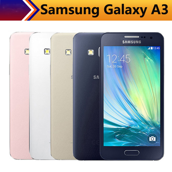 Unlocked Original Samsung Galaxy A3 A310F 4G LTE Mobile Phone 4.7 inch Android Quad Core 13MP Camera 2300mAh 1.5GB RAM 16G ROM