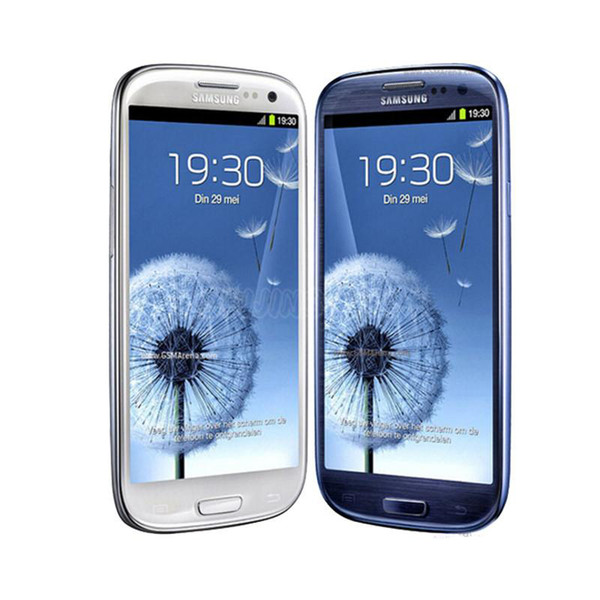 Original Samsung Galaxy S3 i9300 Quad Core 4.8inch 1gb RAM 16gb ROM 8MP Camera 3G Unlocked phone refurbished smartphone