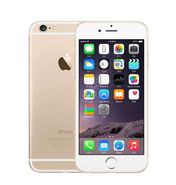 Original Refurbished iPhone 6 Unlocked 4.7/5.5 Inch With Fingerprint Dual Core 1.4 GHz 1GB RAM 16/64/128GB ROM 8MP Camera IOS Mobile Phone