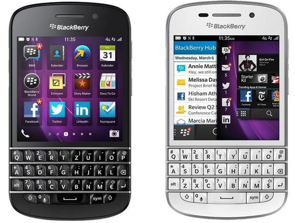 Original Blackberry Q10 US EU Dual core 1.5 GHz 2G RAM 16G ROM 8.0MP 4G LTE Refurbished Unlocked Phone