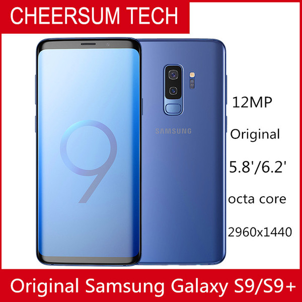 2018 Original Samsung Galaxy S9 s9+ G960 G965F 6.2'' 6GB RAM 64GB ROM Snapdragon 845 Android 8.0 Fingerprint LTE Mobile Phone