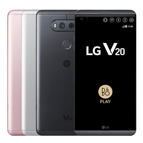 Refurbished Original LG V20 H990N H910 VS995 5.7 inch Quad Core 4GB RAM 64GB ROM 16MP+8MP 4G LTE Android Phone DHL 1pcs