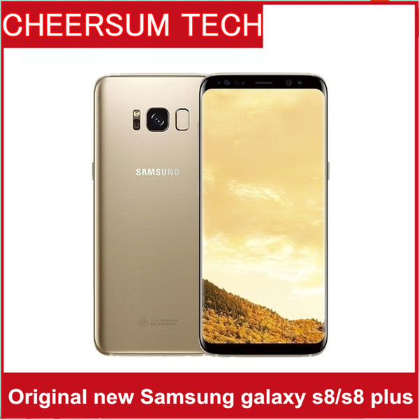 Original Samsung Galaxy S8 S8 Plus G950U G950F G955U Mobile Phone Dual SIM 5.8 inch Octa Core 4GB RAM 64GB ROM 4G LTE 12MP Android phone