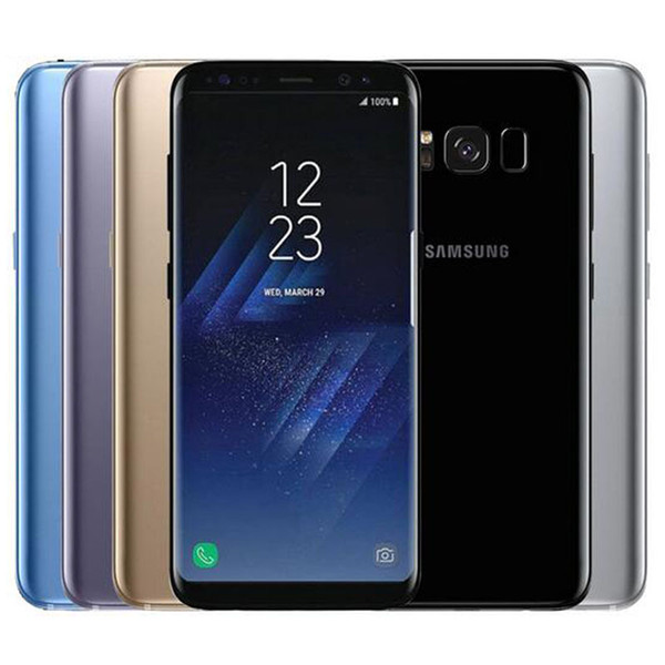 Refurbished Original Samsung Galaxy S8 G950F G950U 5.8 inch Octa Core 4GB RAM 64GB ROM 12MP 3000mAh 4G LTE Smart Phone Free DHL 1pcs