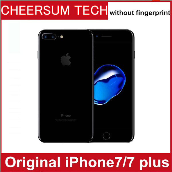 Refurished iphone7 100% Original Apple iPhone 7/ 7 plus ios10 Quad Core 2GB RAM 32GB 128GB 256GB ROM 12.0MP 4G Mobile phone without TOUCH ID