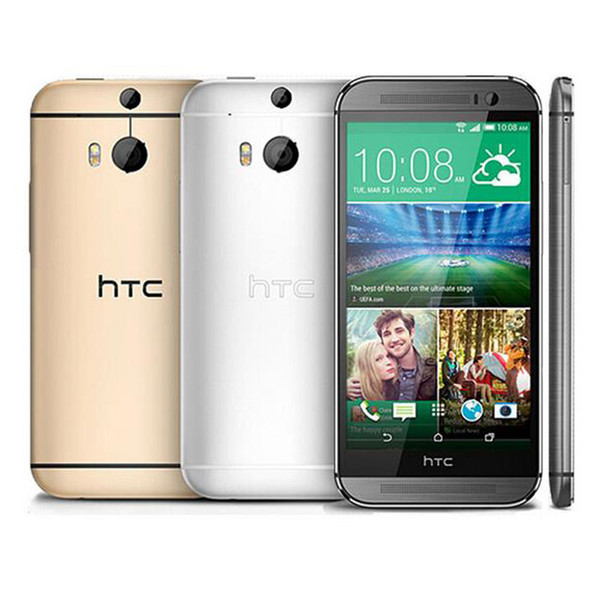 Original Refurbished Unlocked HTC M8 Cell phones 5'' Quad Core 16GB 32GB ROM WCDMA LTE Refurbished Unlocked phone