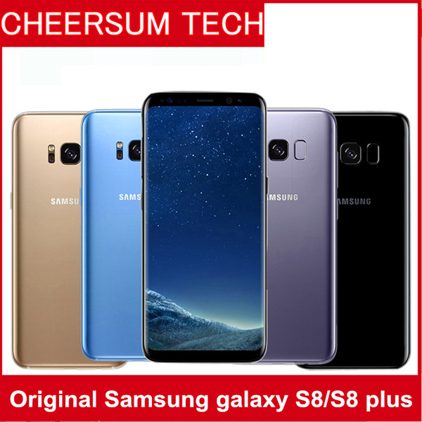 Samsung Galaxy S8 S8 Plus Original Unlocked 4G LTE Single SIM Android Mobile Phone Octa Core 5.8