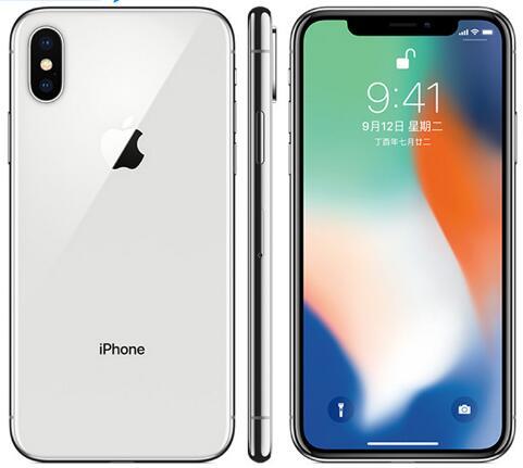 Original unlocked Apple iphone X 64GB/256GB ROM 3GB RAM Face ID 12MP 5.8 inch 2716mAh Hexa Core iOS 4G LTE refurbished Mobile Phone