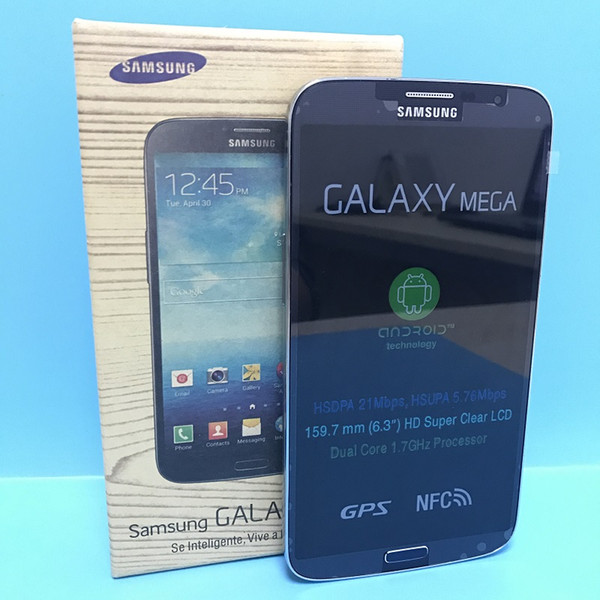 Original Samsung Galaxy GALAXY Mega 6.3 I9200 Dual Core 6.3 Inch 1.5GB ram 16GB rom Refurbished Phones unlocked phone