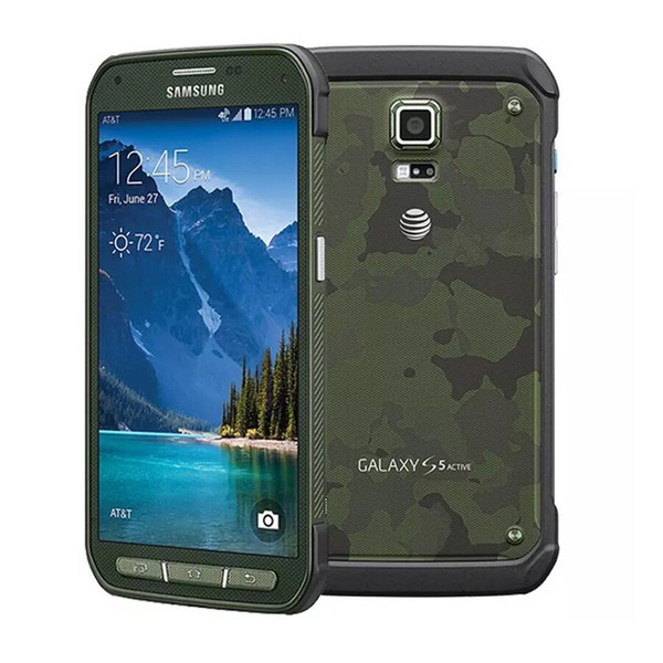 Original Samsung Galaxy S5 Active G870A Quad Core 2GB/16GB 16MP 5 Inch Water Proof 4G LTE Refurbished Unlocked Phone