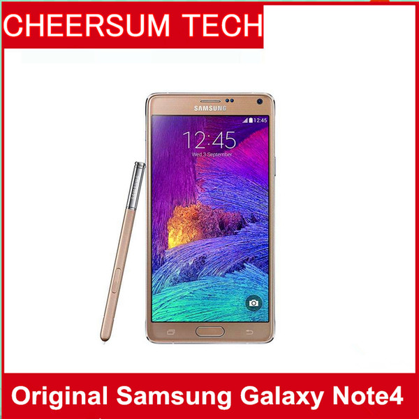 Original Samsung Galaxy Note 4 Unlocked Cell Phone 16mp Camera 3gb Ram and 32gb Rom 3g/4g 5.7'' Touch phone