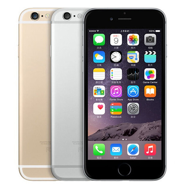 Refurbished Original Apple iPhone 6 With Fingerprint 4.7 inch A8 Chipset 1GB RAM 16/64/128GB ROM IOS 8.0MP Unlocked LTE 4G Smart Phone 5pcs