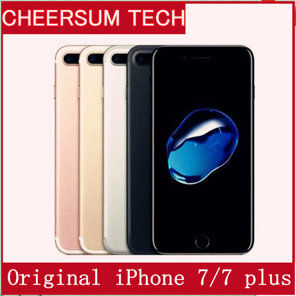 Red iphone 7 plus Cellphone100% Original Apple iPhone 7/ 7 plus ios10 Quad Core 2GB RAM 32GB 128GB 256GB ROM 12.0MP 4K Video 4G Mobile phone