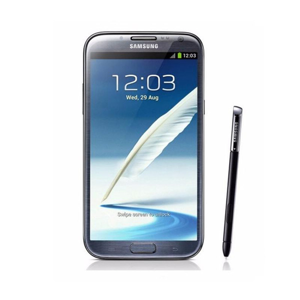 Samsung Galaxy Note2 N7100 Quad Core 2 GB RAM 16 GB ROM Android 4.1 8MP Camera 3G WCDMA original refurbished unlocked Phone