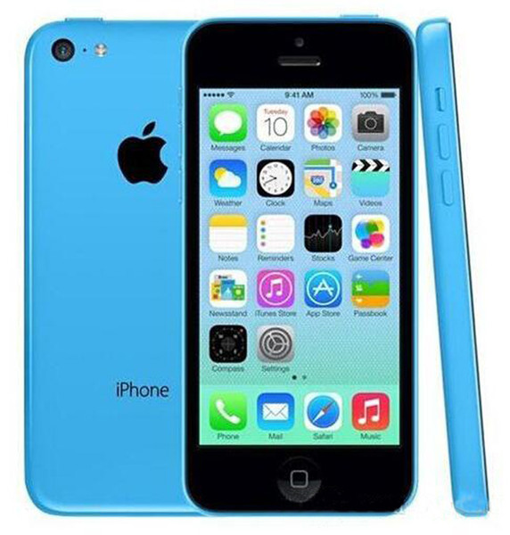 Original Refurbished Unlocked Apple iPhone 5C Cell phones 16GB 32GB dual core WCDMA+WiFi+GPS 8MP Camera 4.0