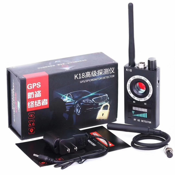 1MHz-6.5GHz K18 Multi-function Anti-spy Detector Camera GSM Audio Bug Finder GPS Signal lens RF Tracker Detect Wireless Products