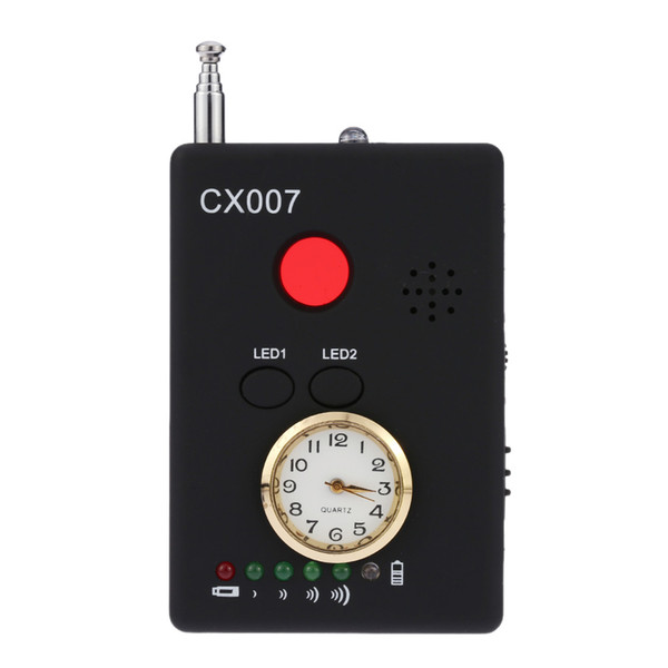 Free Shipping Multi Wireless Radio Wave Signal RF GSM Device Spy cameraLens Sensor Scanner Detector Finder alarm CX007