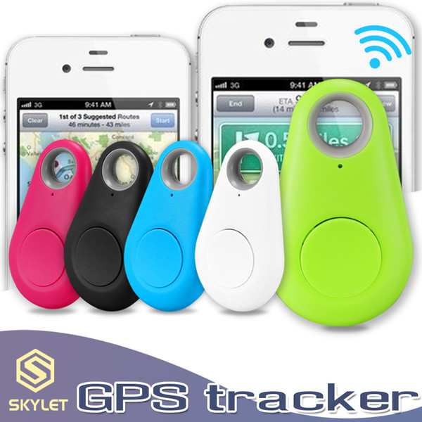 Mini GPS Tracker Bluetooth 4.0 GPS Alarm iTag Key Finder Anti-lost Selfie Shutter With Retail Pakcage