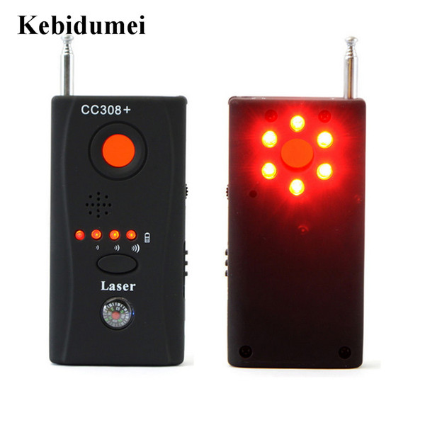 Kebidumei CC308 Mini Wireless Camera Hidden Signal GSM Device Finder Anti-Bug Detect RF Signal Detector Wholesale