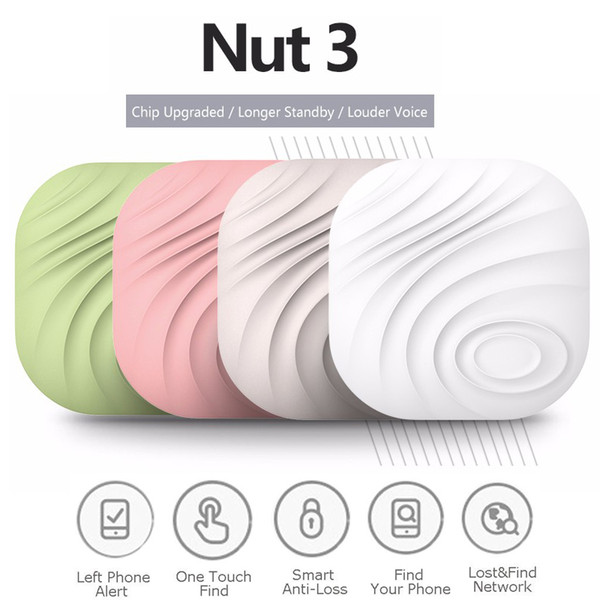 Nut find 3 Smart Finder Bluetooth WiFi Tracker Locator Wallet Phone Key Anti-lost Alarm for Android & IOS 4 colors