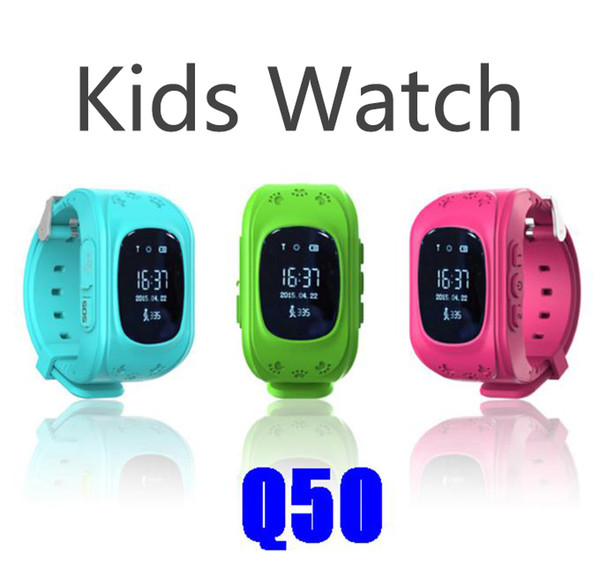 Q50 Smart Watch GPS Tracker kids watch SOS Kids Electronic Fence Two Way Communication Smart Phone App Wearable Devices Finder OLED