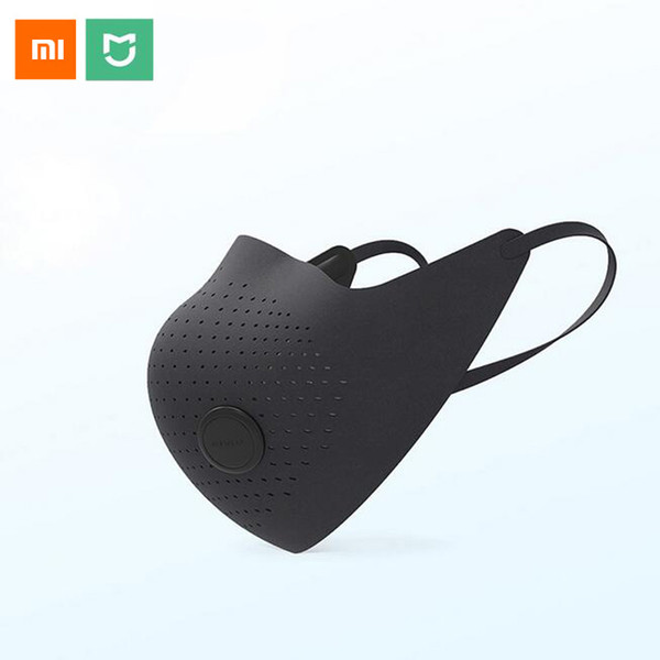 Wholesale- Original Xiaomi Mijia Air Wear PM0.3 Anti-haze Face Mask Adjustable ear hanging Comfortable Face Masks