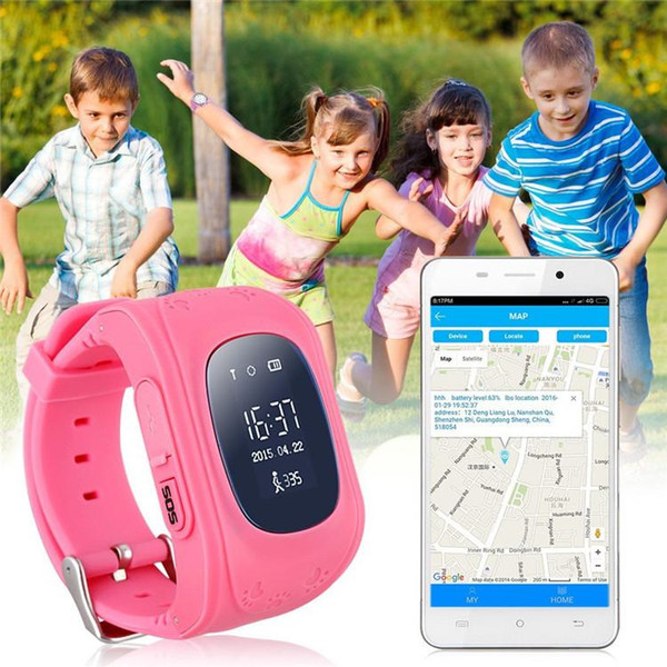 Q50 GPS LBS Double Location Safe Tracker Smart Watch For Child Kid SOS Call Location Finder Trackers smartwatch For Android and IOS