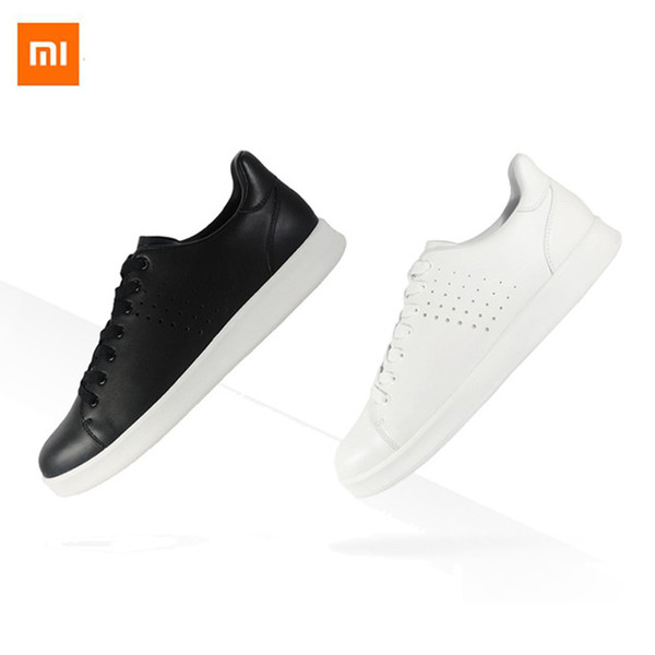 New Xiaomi Free Tie Freetie Leisure Genuine Leather Smart Board Shoes Breathable Design Supporting Xiaomi Smart Chip