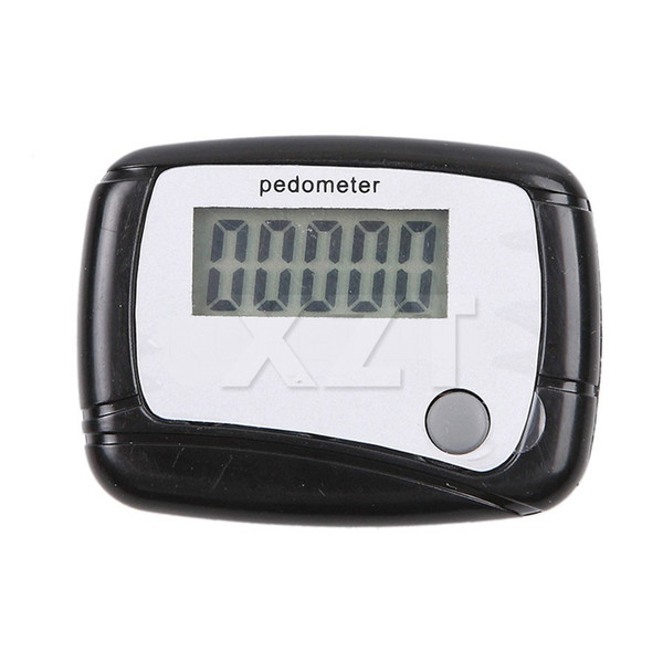 Wholesale- Hot Sale LCD Digital Pedometer Step Counter Walking Calorie Counter Electronic Running Step Movement Counter for Fitness