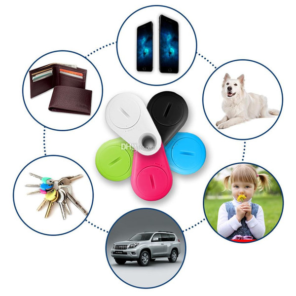 Mini Wireless Phone Bluetooth 4.0 No GPS Tracker Alarm iTag Key Finder Voice Recording Anti-lost Selfie Shutter For IOS Android Smartphones.