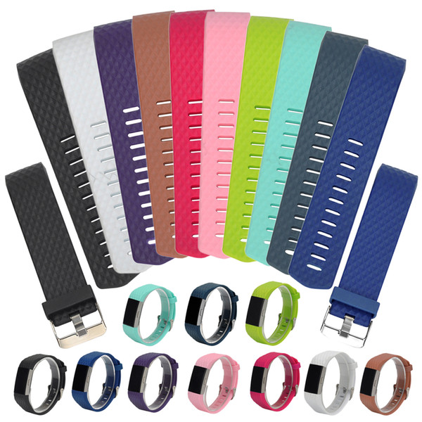 2018 Hot Sale Replacement Strap Bracelet Soft Silicone Watch Band Wrist Strap For Fitbit Charge 2 Band Charge 2 Heart Rate Smart