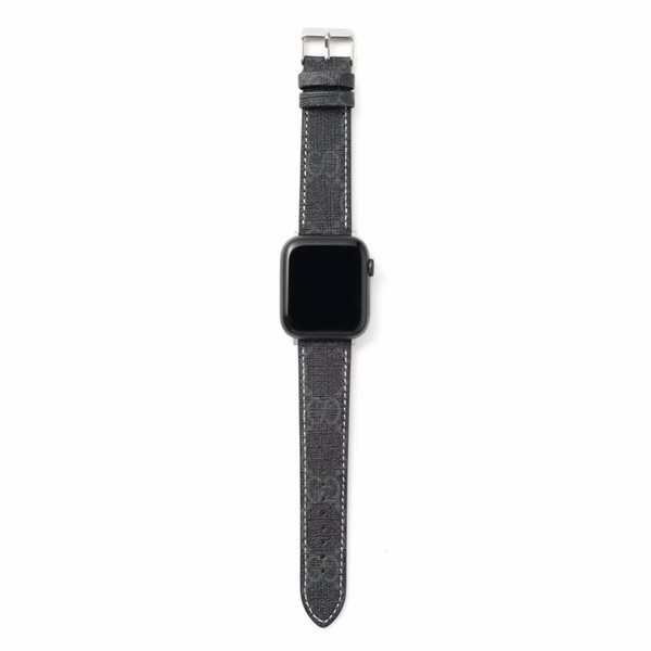 Watch Band Strap For apple 38mm 40mm PU leather Smart Watches Replacement With Adapter Connector For apple Series 3 2 1