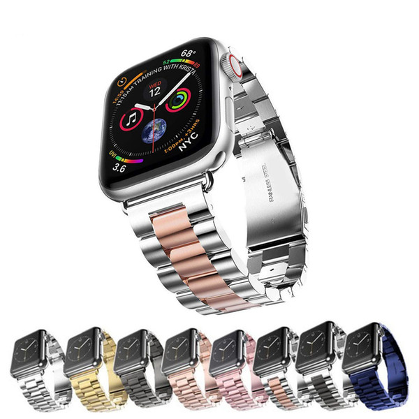 44mm 40mm 38mm 42mm Fashion Metal Sport Bracelet Stainless Steel Strap For iWatch Series 4 3 2 1 Watchbands Apple Watch Band